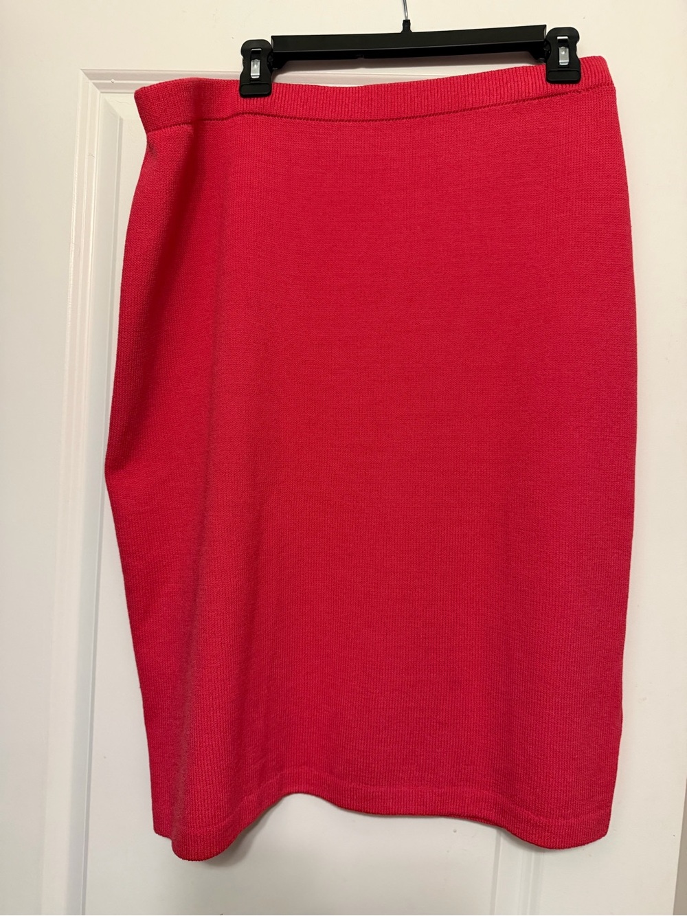 St. John | Skirts | St John Vibrant Red Knit Pencil Skirt | Poshmark